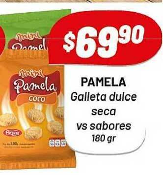 Almacor Pamela Galleta Dulce Seca Vs Sabores 180gr oferta