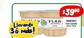 Almacor Manfrey Flan Vainilla 120gr oferta