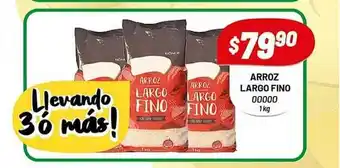 Almacor Arroz Largo Fino 00000 1kg oferta
