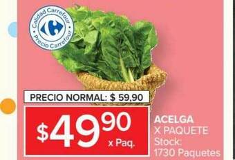 Carrefour Market Acelga oferta
