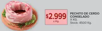 Carrefour PECHITO DE CERDO CONGELADO X KG oferta
