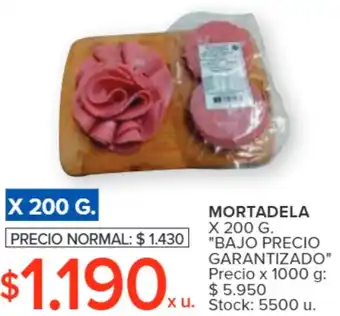Carrefour MORTADELA X 200G oferta