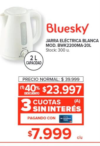 Tostadora discount bluesky carrefour