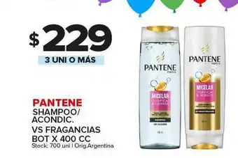 Carrefour Maxi Pantene Shampoo Acondic. Vs Fragancias x 400cc oferta