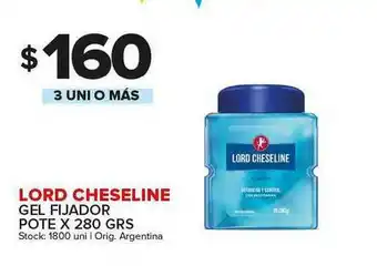 Carrefour Maxi Lord Cheseline Gel Fijador x280gr oferta