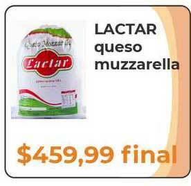 Lactar Queso Muzzarella