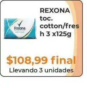 Rexona Toc. Cotton Fresh 3 x 125g