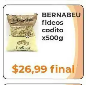 Pasos Supermercado Bernabeu Fideos Codito x 500g oferta