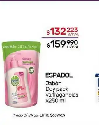 Nini Mayorista Espadol Jabón Doy Pack x 250ml oferta