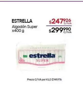 Nini Mayorista Estrella Algodón Super x 400g oferta