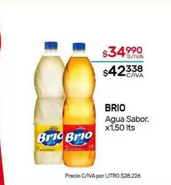 Nini Mayorista Brio Agua Sabor x 1,50lts oferta