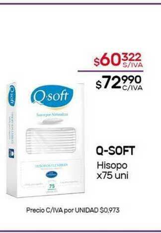 Nini Mayorista Q-soft Hisopo x 75uni oferta