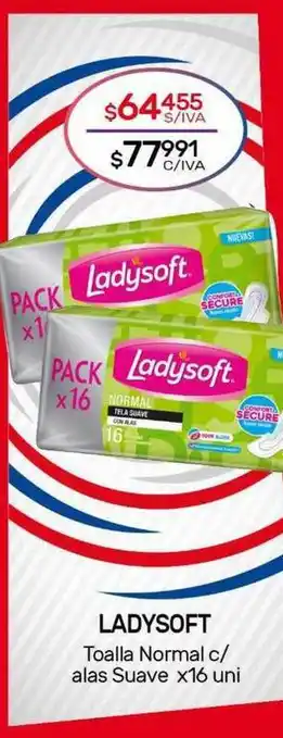 Nini Mayorista Ladysoft Toallanormal C Alas Suave x 16uni oferta