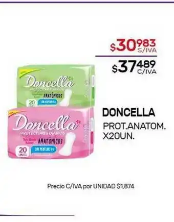 Nini Mayorista Doncella Prot. Anatom. x 20un oferta