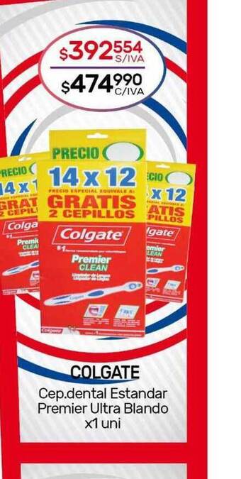 Nini Mayorista Colgate Cep; Dental Estandar Premier Ultra Blando oferta