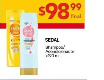 Nini Mayorista Sedal Shampoo Acondicionador x 190ml oferta