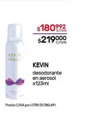 Nini Mayorista Kevin Desodorante En Aerosol x 123ml oferta