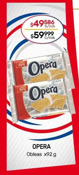 Nini Mayorista Opera Obleas x 92 g oferta