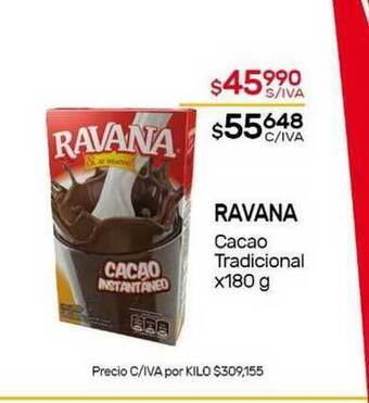 Nini Mayorista Ravana Cacao Tradicional oferta