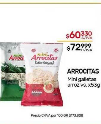 Nini Mayorista Arrocitas Mini Galletas Arroz oferta