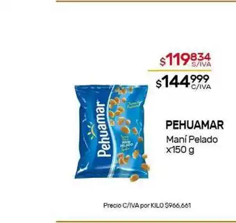 Nini Mayorista Pehuamar Maní Pelado x 150 g oferta