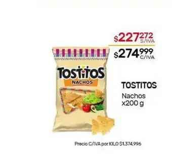 Nini Mayorista Tostitos Nachos x 200 g oferta