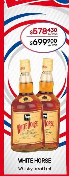 Nini Mayorista White Horse Whisky oferta