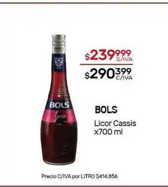 Nini Mayorista Bols Licor Cassis oferta