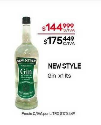 Nini Mayorista New Style Gin oferta