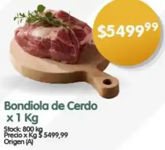 Bondiola de Cerdo x 1kg