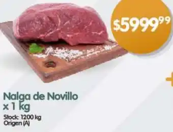 Supermercados Buenos Días Nalga de Novillo x 1kg oferta