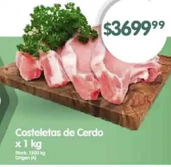 Supermercados Buenos Días Costeletas de Cerdo x 1kg oferta