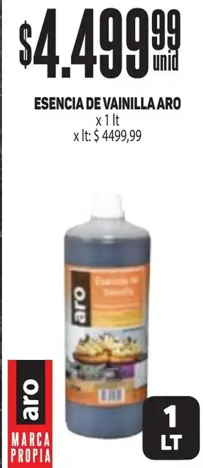 Makro ESENCIA DE VAINILLA ARO x 1lt oferta