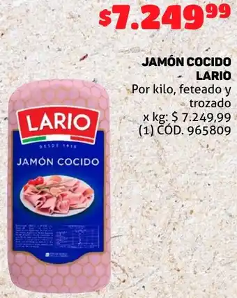 Makro JAMÓN COCIDO LARIO oferta
