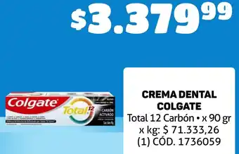 Makro CREMA DENTAL COLGATE 90gr oferta
