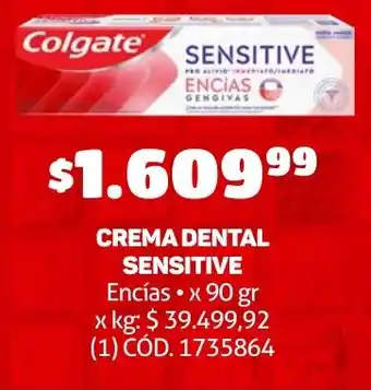 Makro CREMA DENTAL SENSITIVE Encías x 90gr oferta