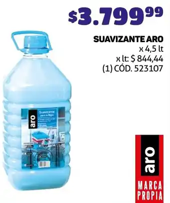 Makro SUAVIZANTE ARO x 4,5lt oferta