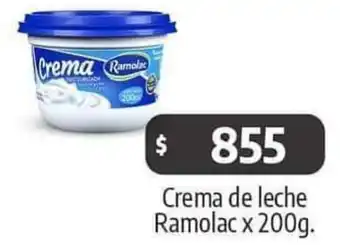 Autoservicio Capo Crema de leche Ramolac x 200g oferta