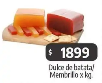 Autoservicio Capo Dulce de batata/ Membrillo x kg oferta