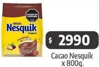Autoservicio Capo Cacao Nesquik x 800g oferta