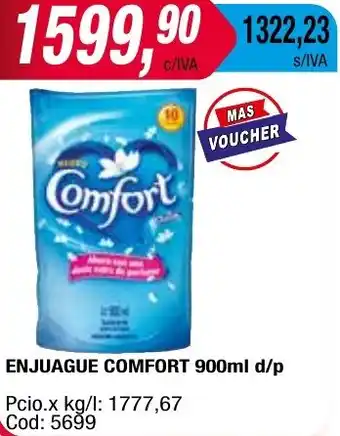 Maxiconsumo ENJUAGUE COMFORT 900ml oferta