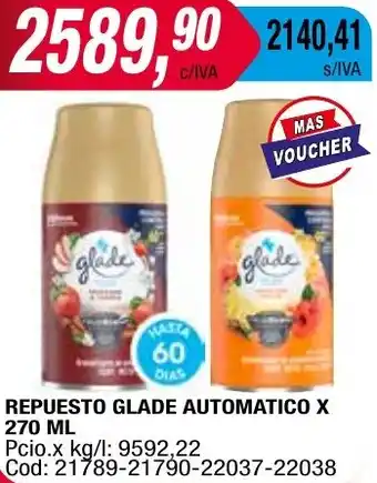 Maxiconsumo REPUESTO GLADE AUTOMATICO X 270ML oferta