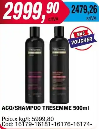 Maxiconsumo ACO/SHAMPOO TRESEMME 500ml oferta