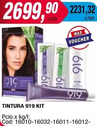Maxiconsumo TINTURA 919 KIT oferta