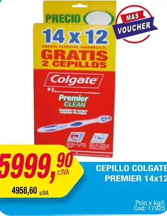 Maxiconsumo CEPILLO COLGATE PREMIER 14x12 oferta