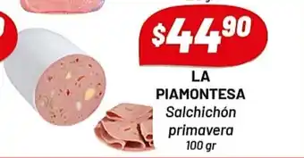 Almacor La Piamontesa Salchichón primavera 100gr oferta