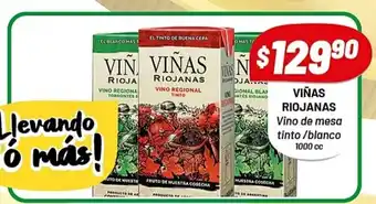 Almacor Viñas Riojanas Vino de mesa tinto/blanco 1000cc oferta