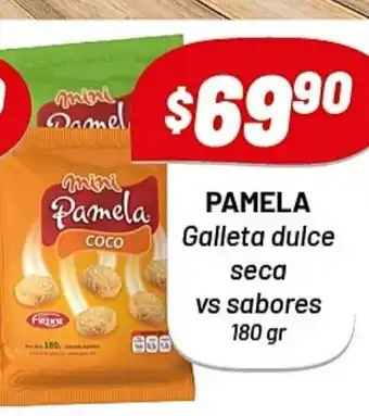 Almacor Pamela Galleta dulce seca vs sabores 180 gr oferta