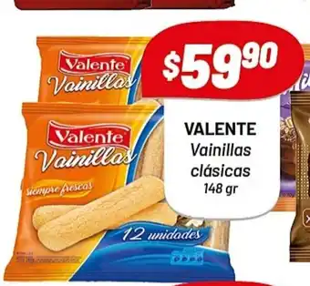 Almacor Valente Vainillas clásicas 148gr oferta
