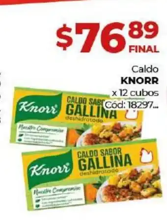 Diarco Knorr Caldo x 12 cubos oferta